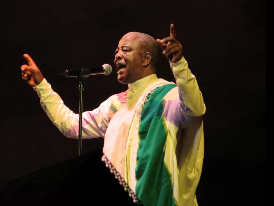 Mahmoud Ahmed en spectacle