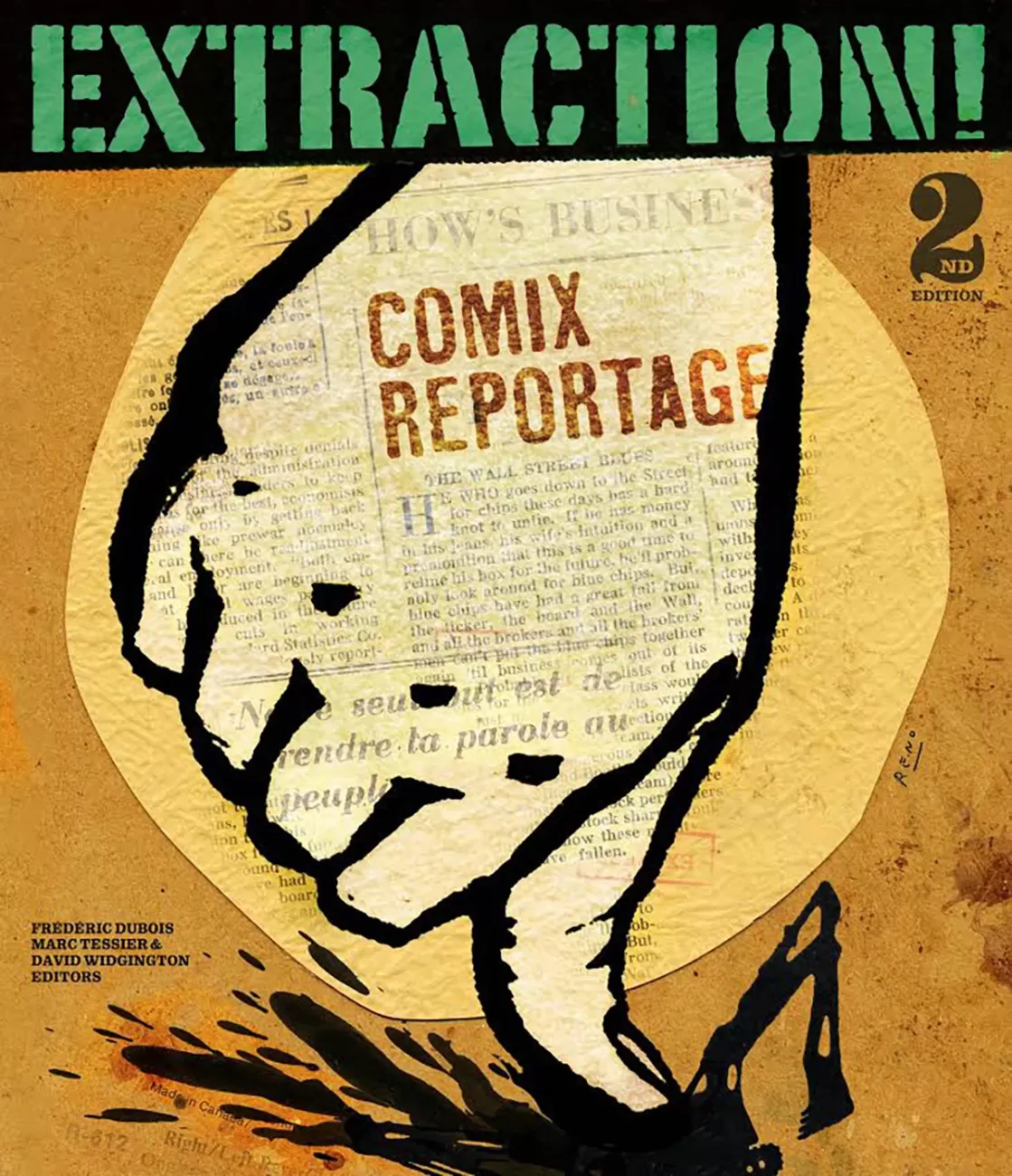 Bande dessinée Extraction! – Page couverture de la 2e édition