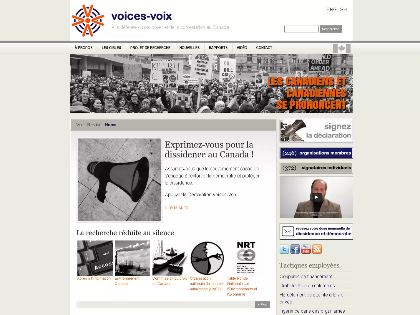 Voices-Voix.ca - Home Page