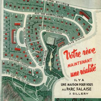 «Votre rêve maintenant une réalité» - Extrait du dépliant promotionnel