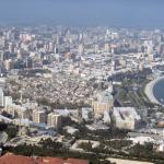 Panorama de Bakou depuis la tour de télévision – Photo: Chris Price CC BY-NC-ND 2.0