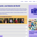 Página de inicio de la sección Nos géants