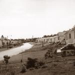 Vue de la rue des Hospitalières en 1953, en direction Ouest